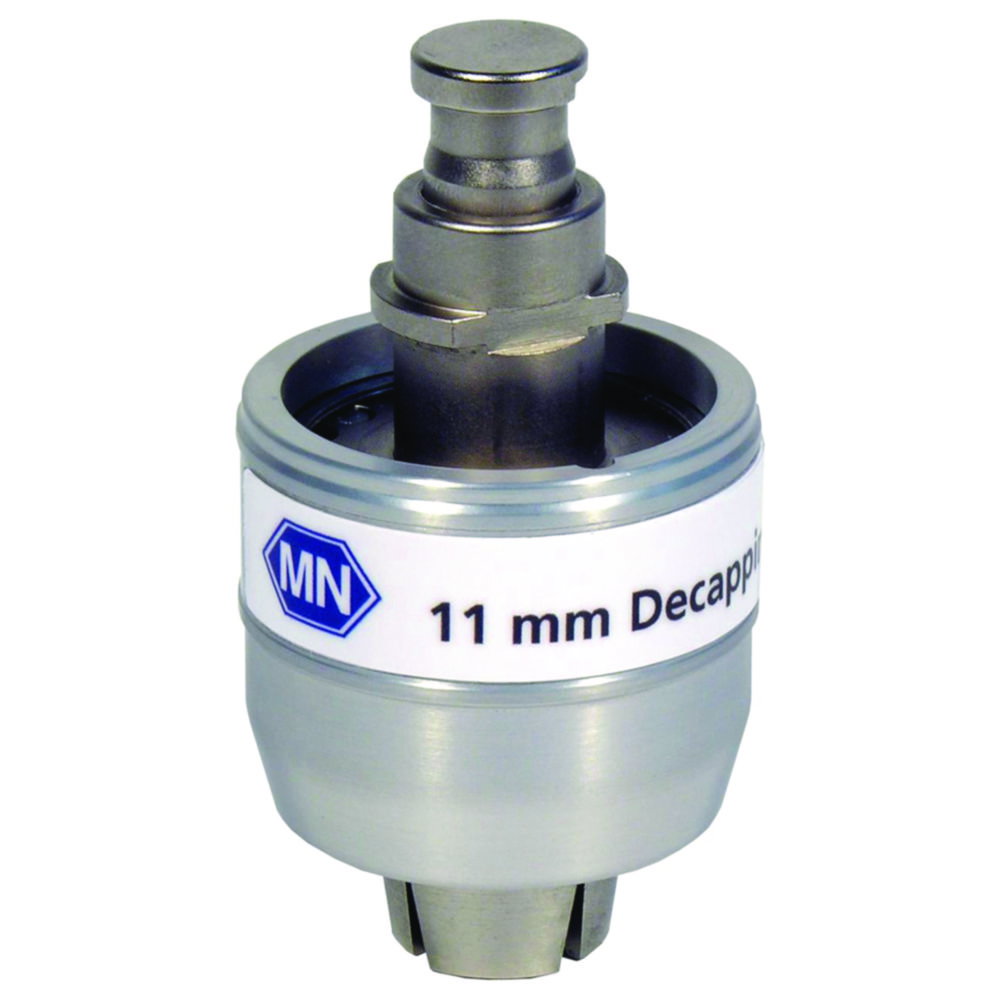 Decapping heads for crimp caps