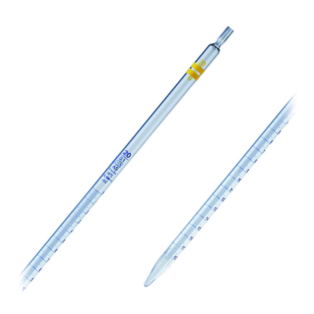 LLG-Pipette graduate, vetro soda, classe AS, tipo 3