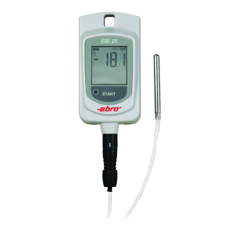 Data logger temperatura wireless EBI 25-TX, con sensore di temperatura esterno TPX 25-3