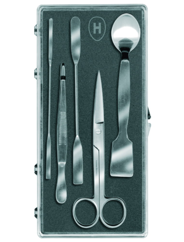 Chemist's small instrument set, 5 pieces