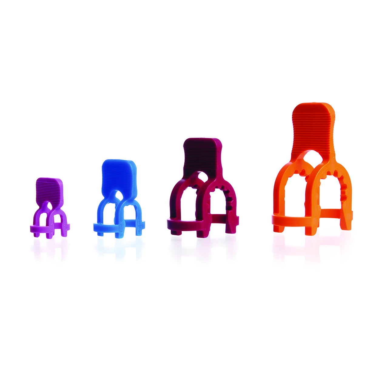 Clip assortment KECK™, POM, for spherical joints