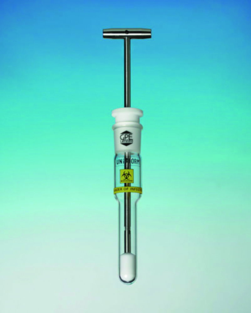 Omogenizzatori, Chiusi, vetro borosilicato 3.3/PTFE