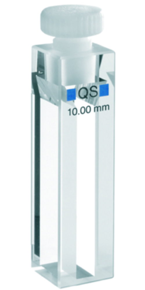 Cells for fluorescence measurement, UV-range