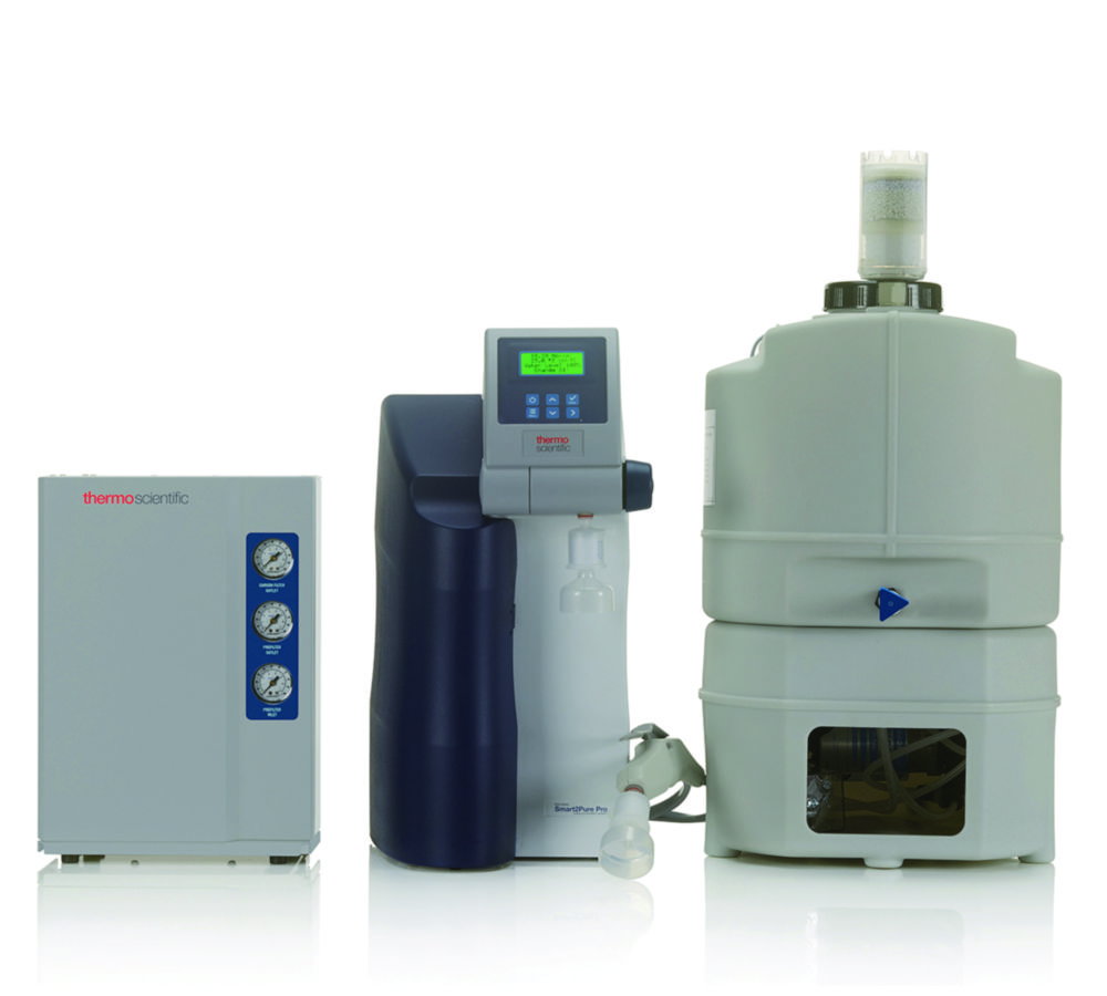 Sistema di purificazione dell'acqua pura e ultrapura Barnstead™ Smart2Pure™ Pro UV/UF, ASTM I e II