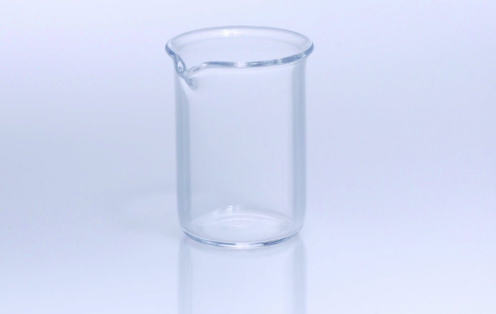 Beakers, Quartz glass, low form