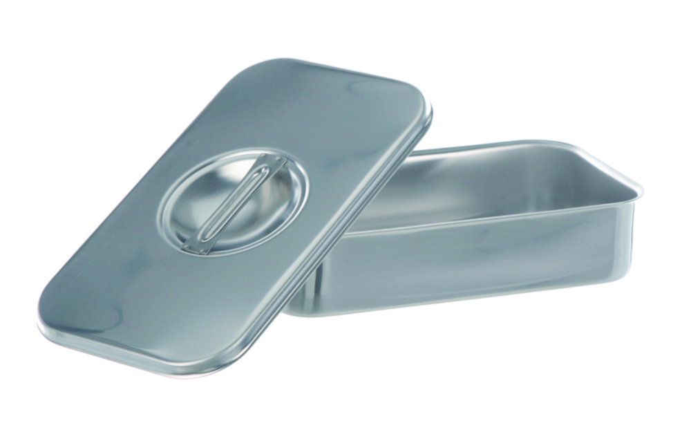 Instrument boxes, 18/10 stainless steel