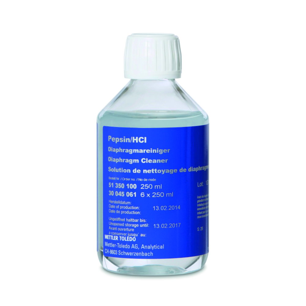 Cleaning solution for electrodes