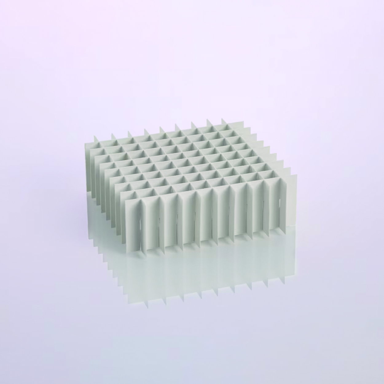 Grid inserts for storage boxes, cardboard