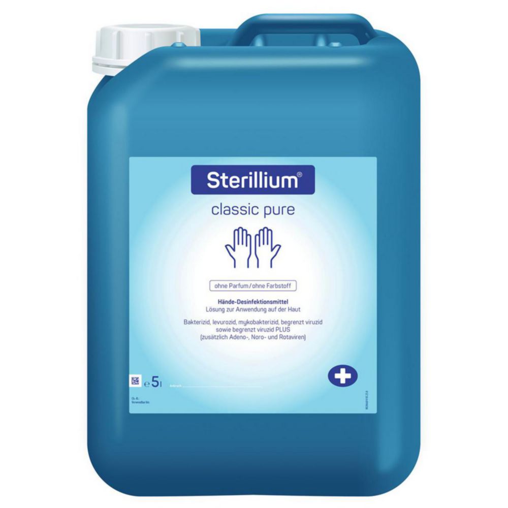 Sterillium® classic pure, tanica da 5 l Soluzione di disinfezione UN 1987, 3, III, (D/E)