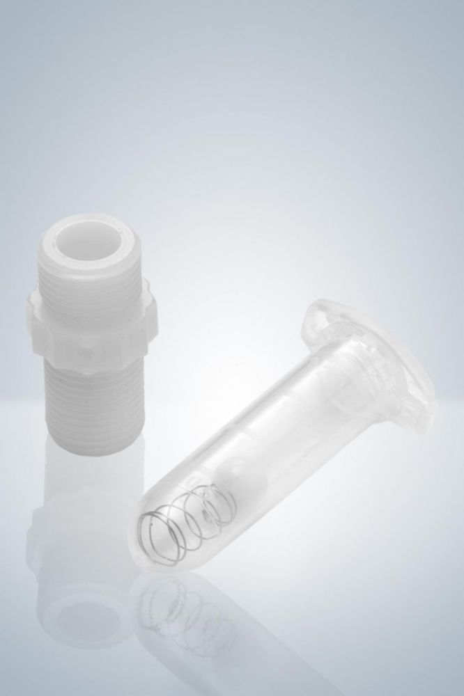 Valvole di aspirazione per dosatori per bottiglie e burette digitali