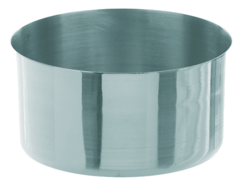 Evaporating basins, 18/10 steel