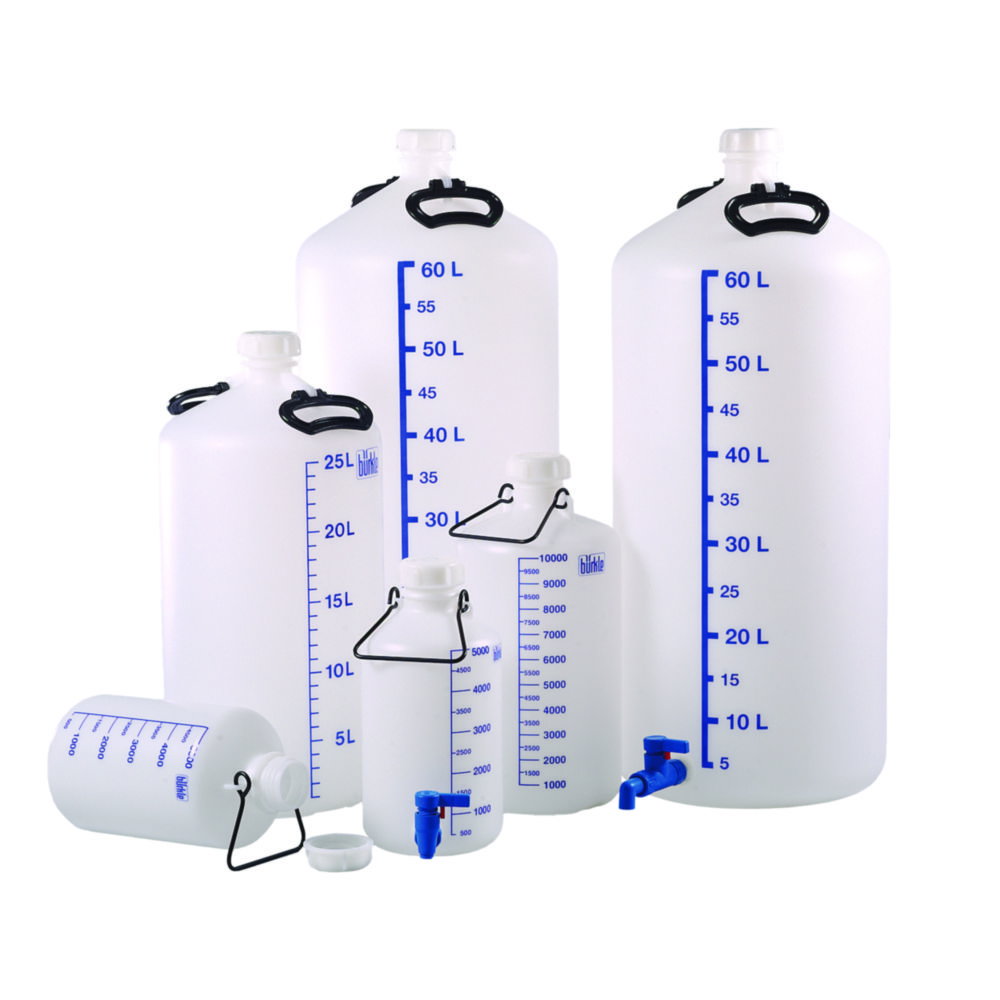 Bottiglie di stoccaggio, HDPE