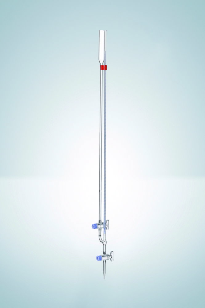 Microburette secondo Bang, DURAN®, classe AS, conformità certificata, con chiave in vetro