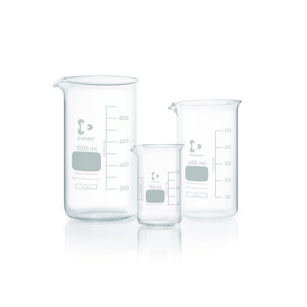 Beakers glass, DURAN®, tall form