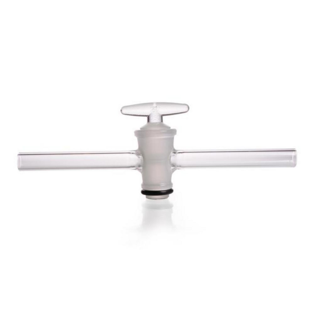 Single-way stopcocks with glass plug, DURAN®, with O-ring