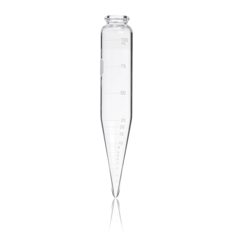 ASTM centrifuge tubes, 8", oil, boro 3.3