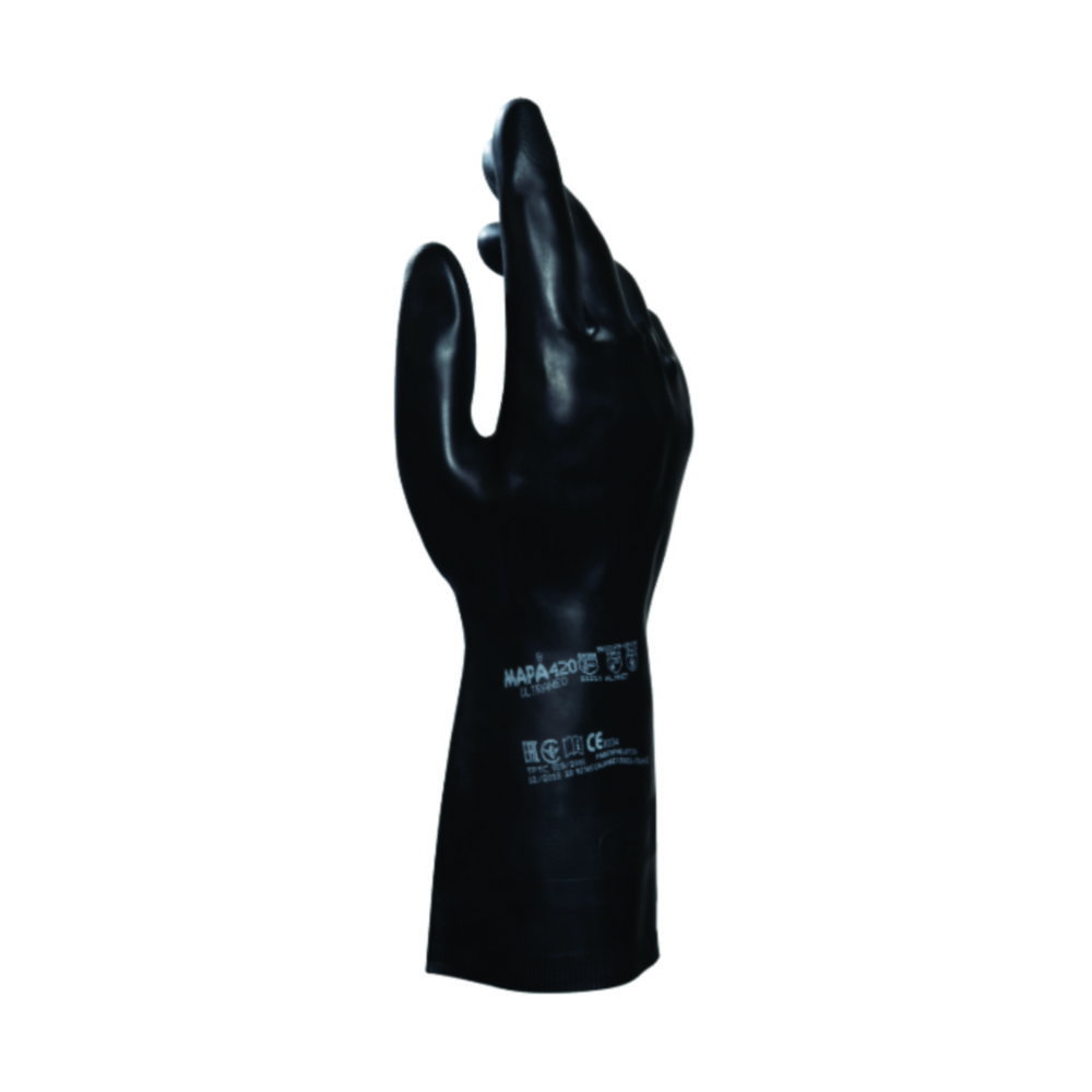 Guanti di protezione chimica UltraNeo 420, neoprene/lattice naturale