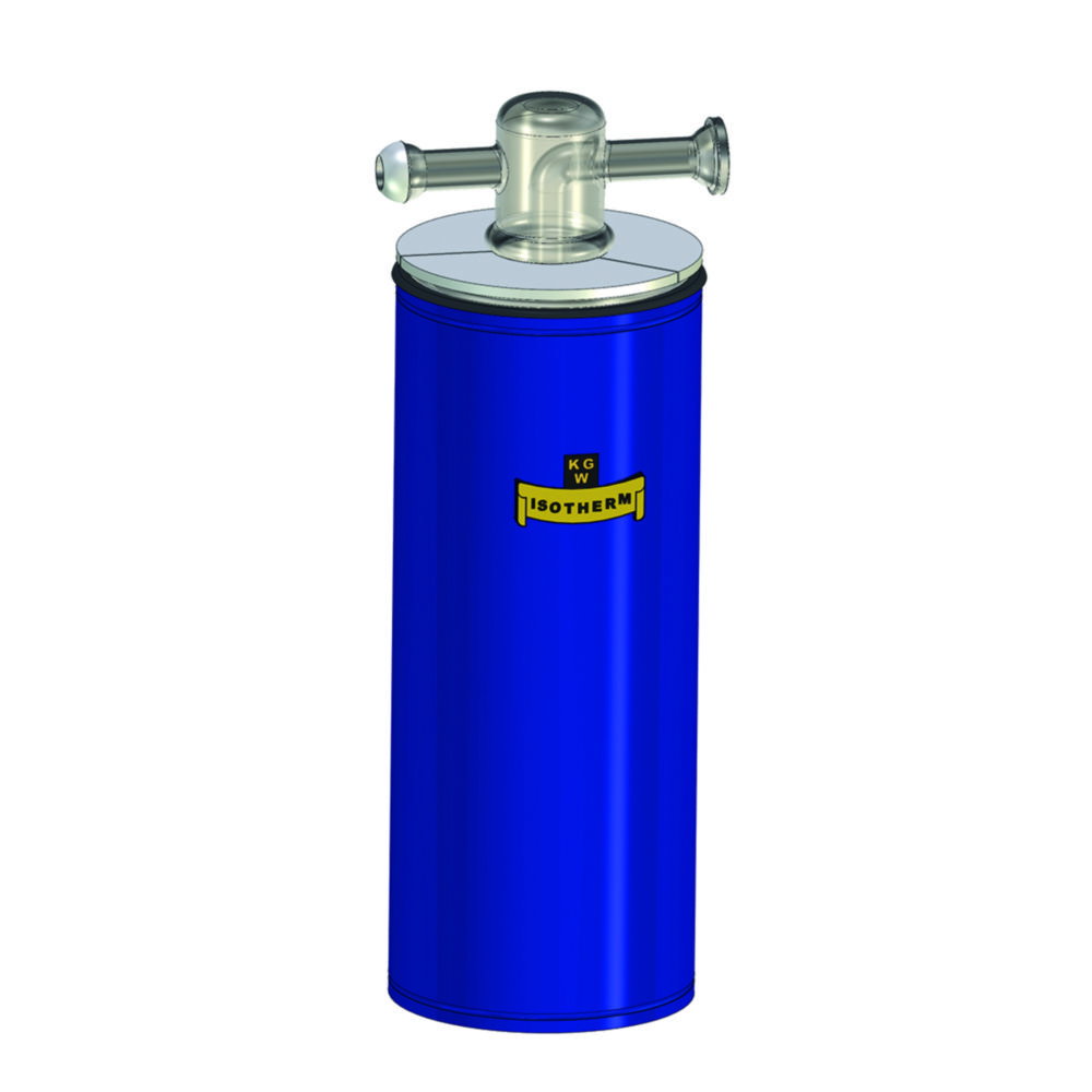 Cold traps with Dewar flask, borosilicate glass 3.3, one-piece, long version