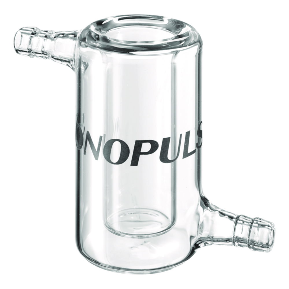Glass sample vessels, Borosilicate glass 3.3 for Ultrasonic homogenisers SONOPULS, cooling vessel