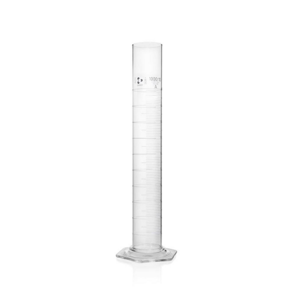 Measuring cylinders DURAN®, tall form, class A, blue graduations