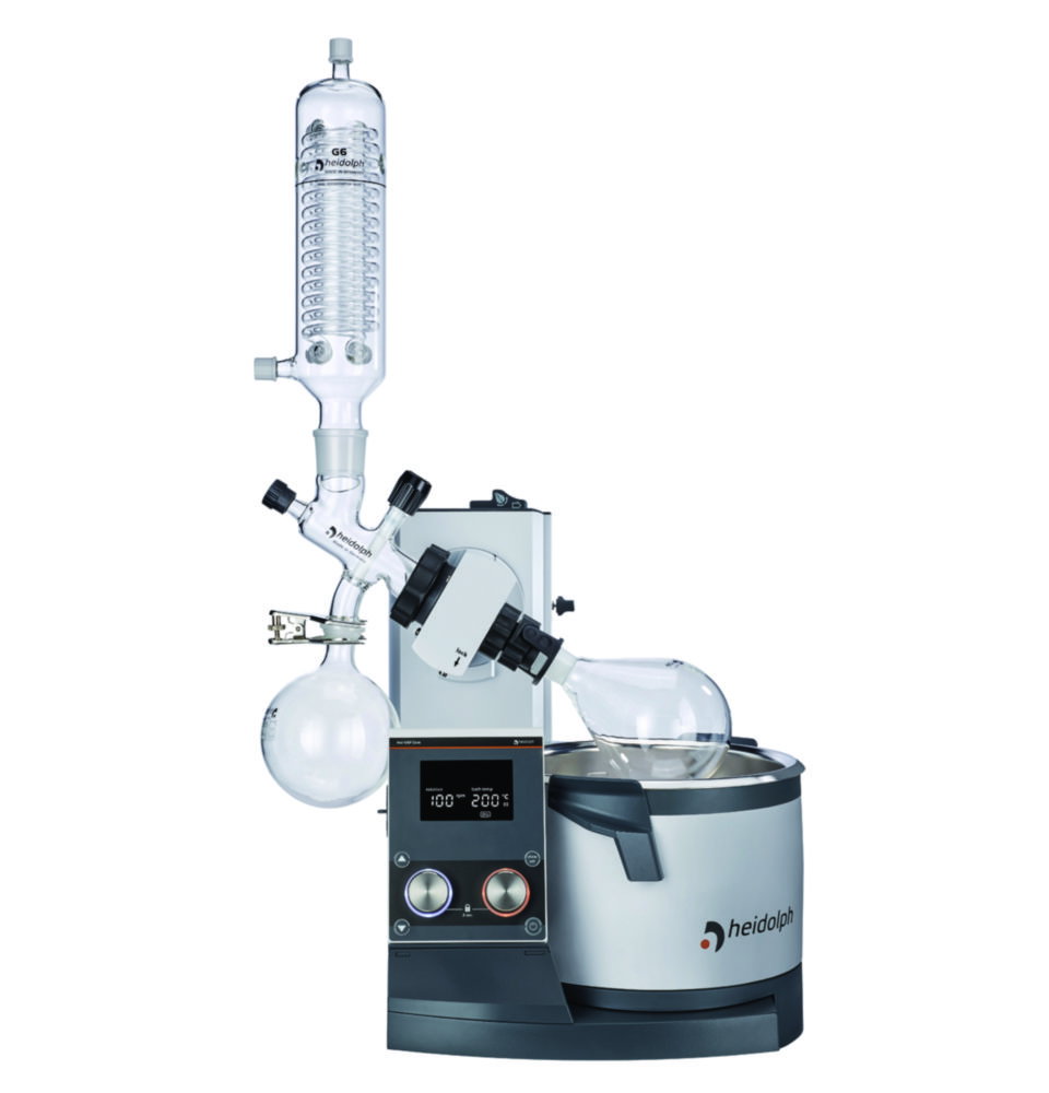Evaporatori Rotanti Hei-VAP Core, con sollevatore motorizzato, condensatore reflusso