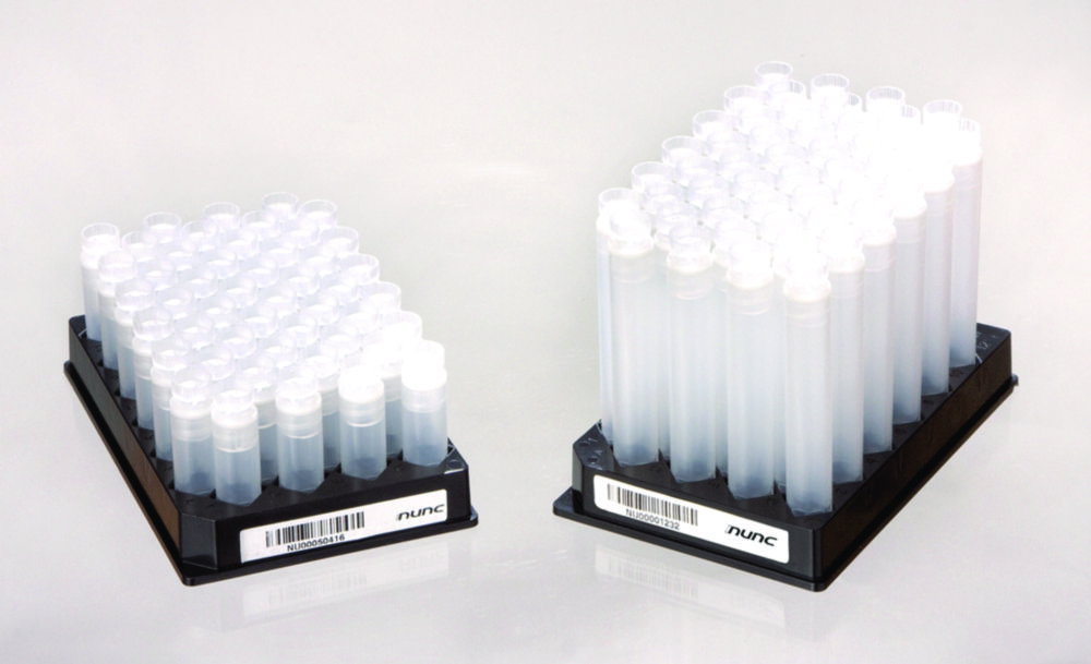 Cryobank Tubes with large volume, sterile