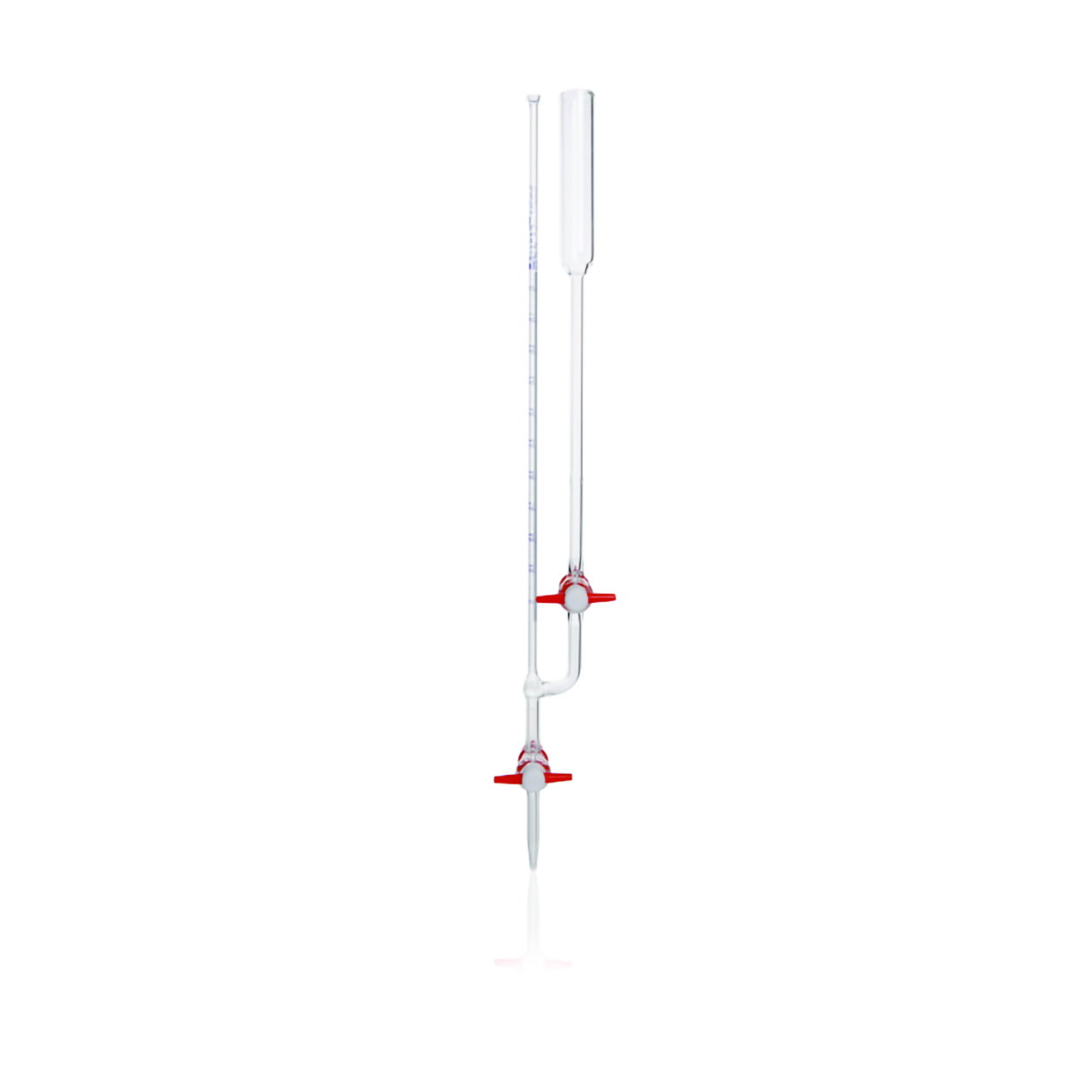Micro burettes, with straight stopcock, DURAN®, class AS