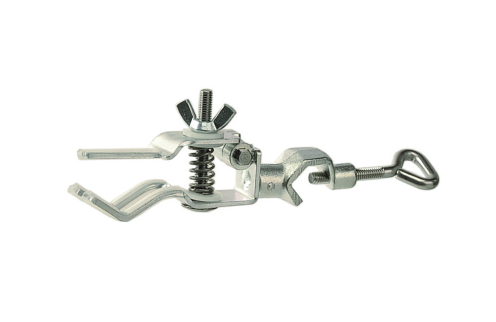 Pinza per burette, acciaio.