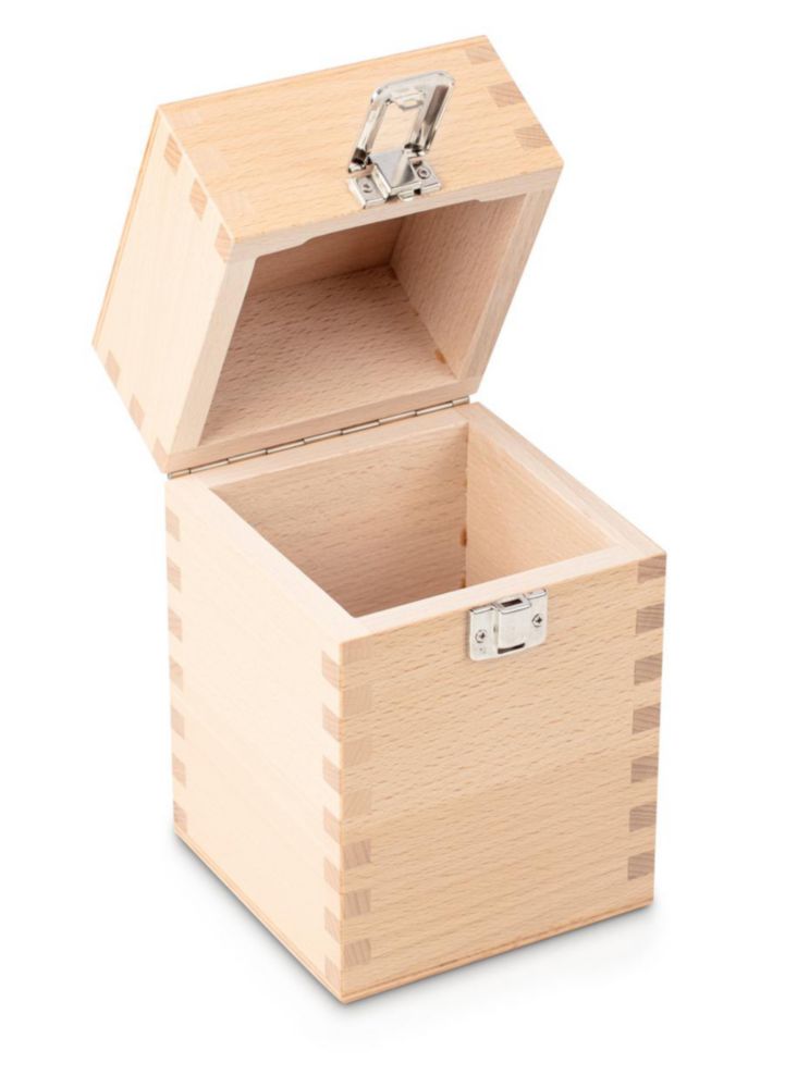 Scatole di legno per pesi di taratura, classi E1, E2, F1