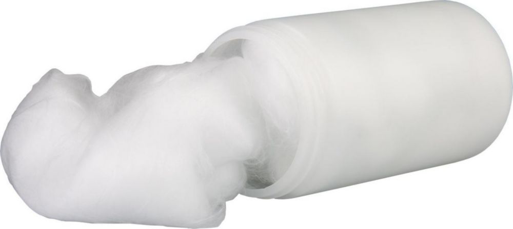 Quartz wool, glass fiber wadding