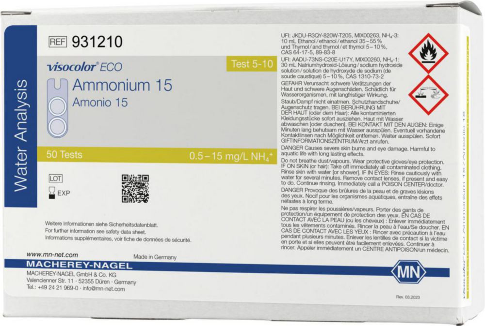 Test Kits, VISOCOLOR®