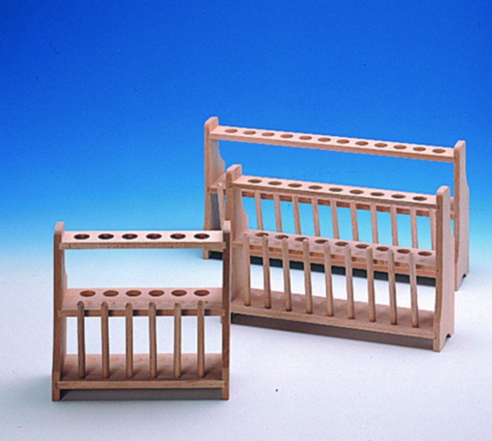 Supporti per provette, legno