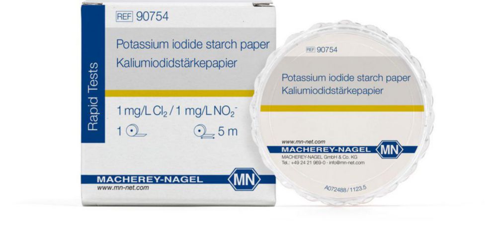 Carta test, potassio ioduro amido