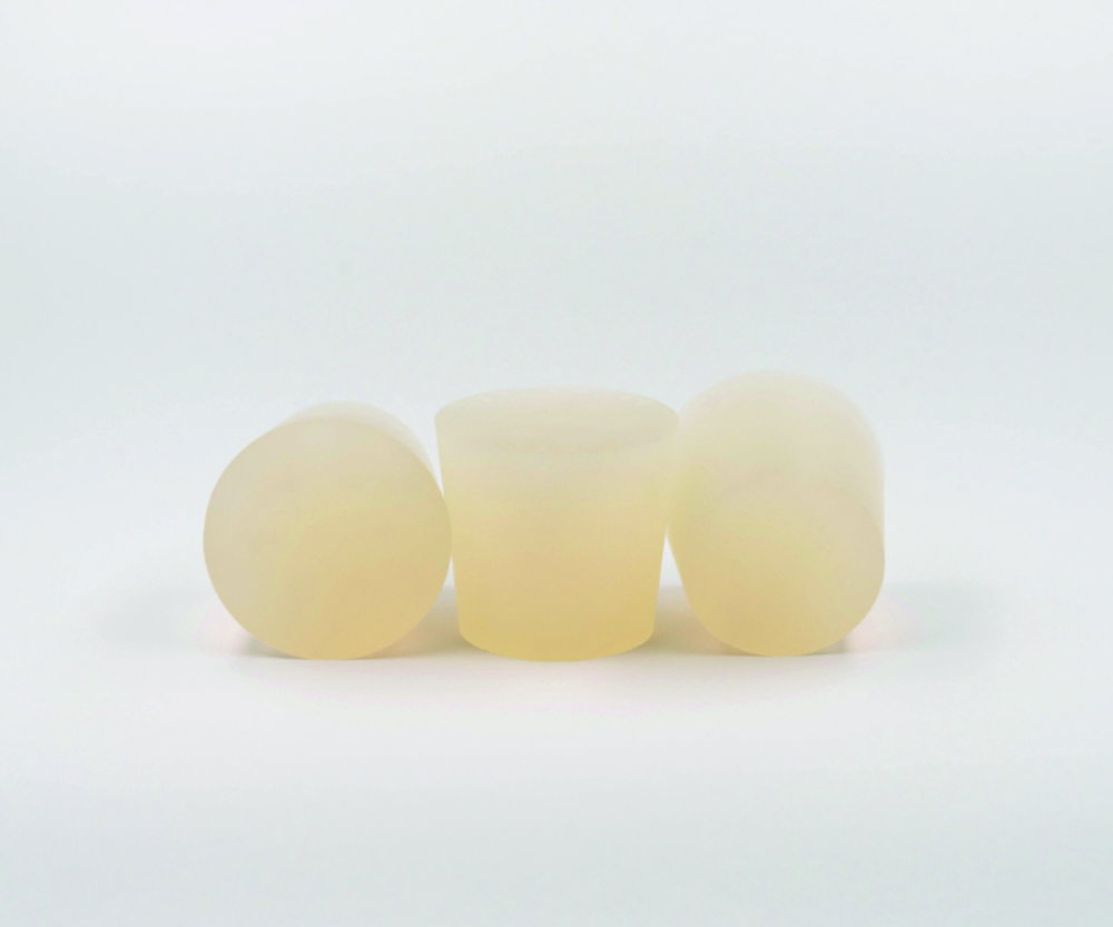 Silicone stoppers, with one hole
