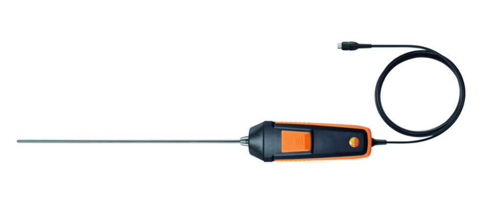 Digital Pt100 immersion/penetration probe for testo measuring instruments