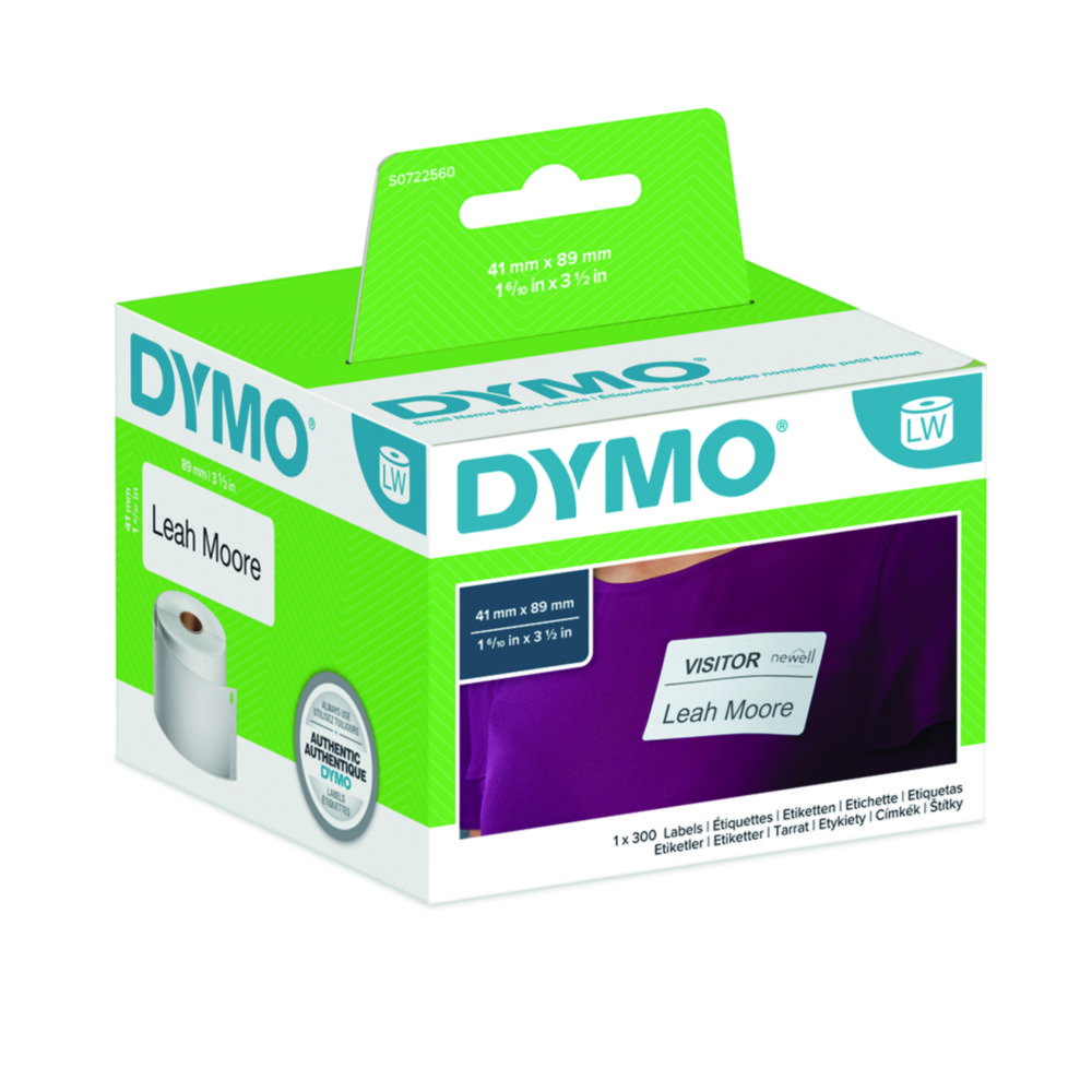 Etichette di carta LabelWriter™ per stampanti di etichette DYMO®, rimovibili
