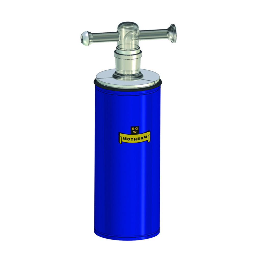Cold traps with Dewar flask, borosilicate glass 3.3, two-piece, standard version