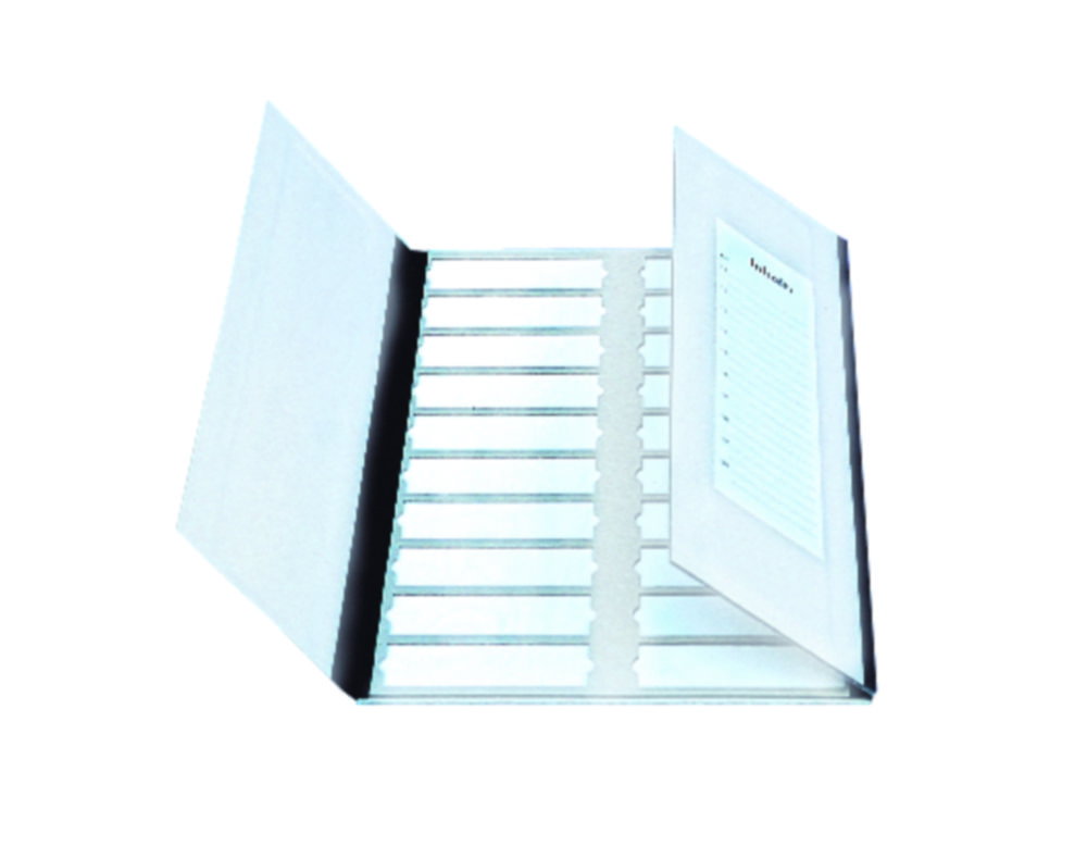 Microscope slide folders