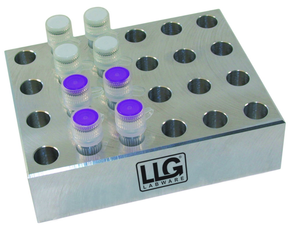 LLG-Temperature block exact, aluminium