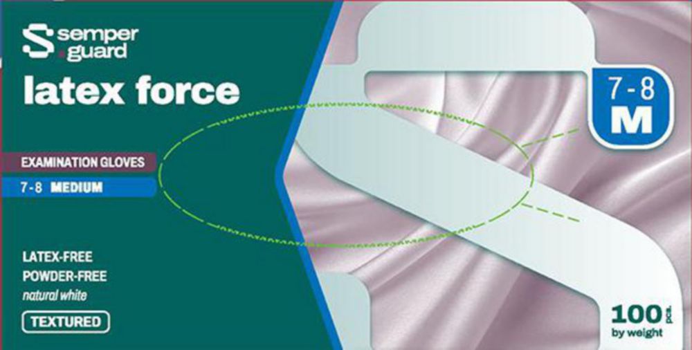 Disposable gloves, Semperguard® Latex force