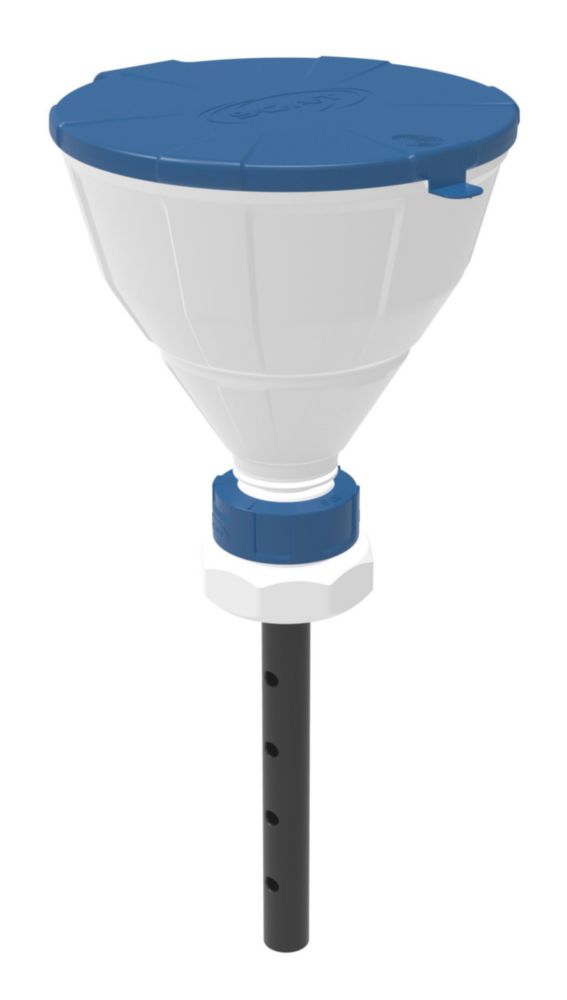 Imbuto di sicurezza con valvola a sfera, V2.0, HDPE
