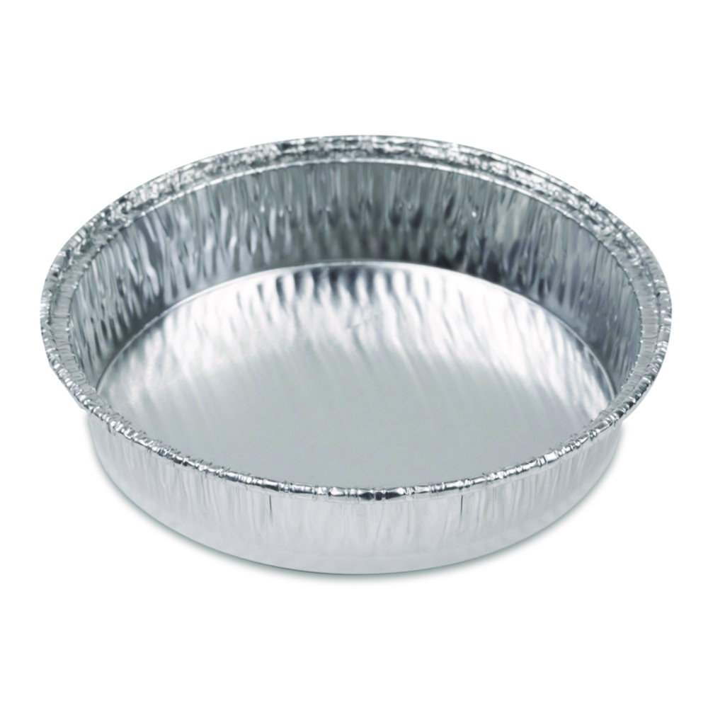 Navicelle di pesata, alluminio, pareti increspate