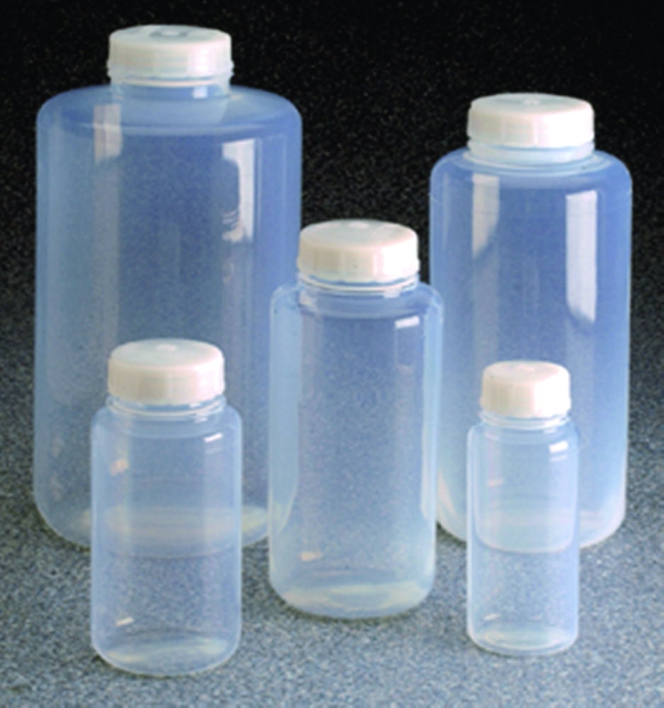 Bottiglie a bocca larga Nalgene™, FEP, con tappo a vite, ETFE