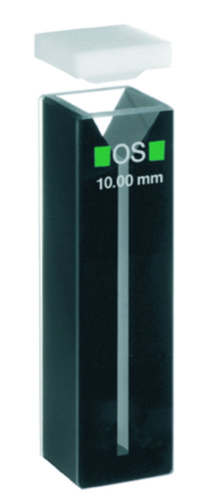 Cells for absorption measurement, Vis-range, black side walls and base