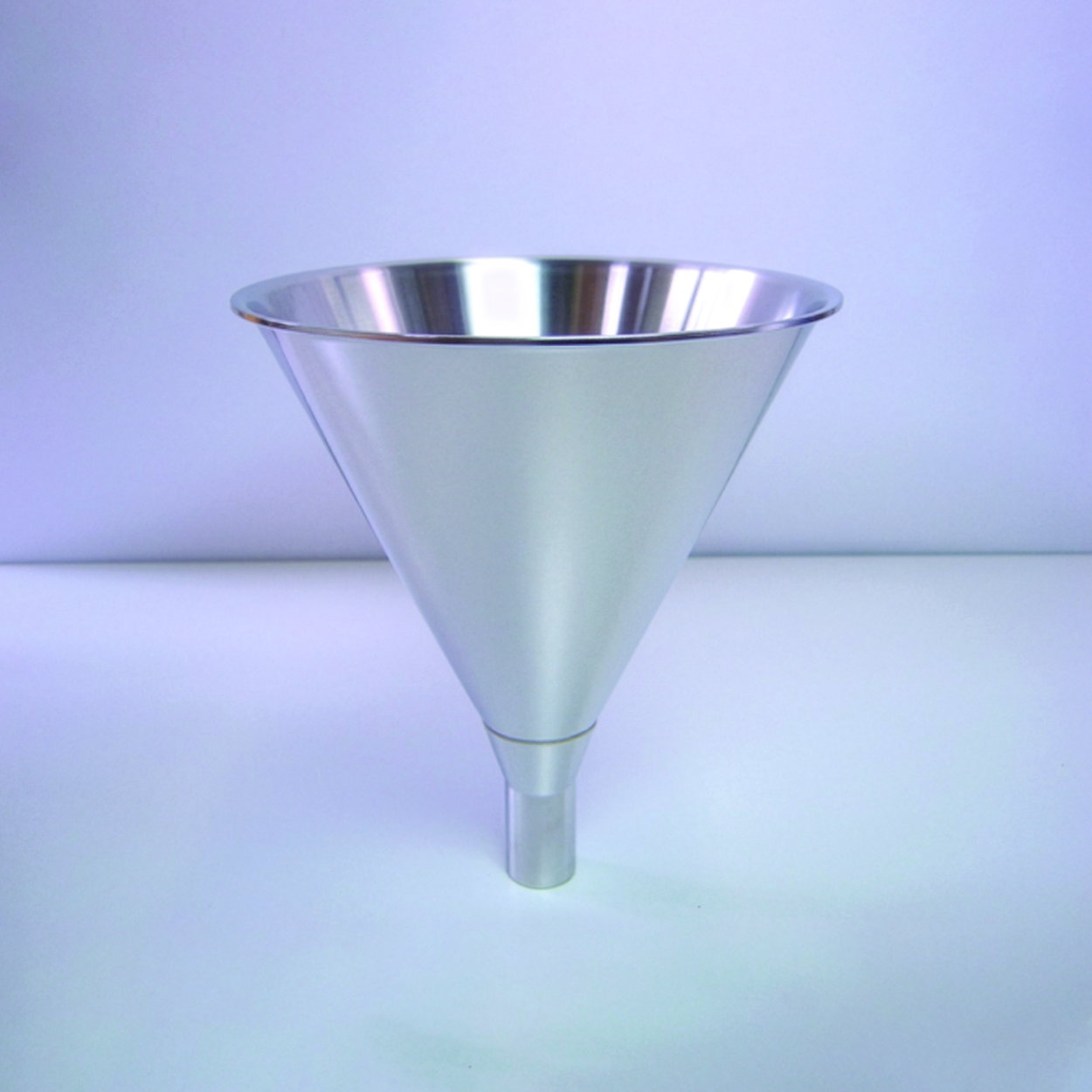 Funnels for chutes, stainless steel