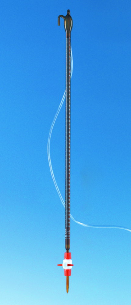 Burette automatiche compatte, in vetro ambrato, classe AS, BLAUBRAND®