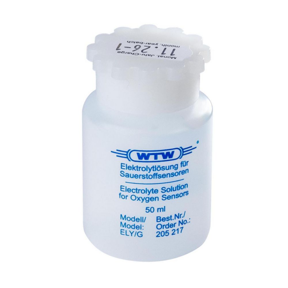 Electrolyte solution for dissolved oxygen electrodes