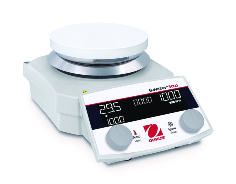 Hotplate stirrers Guardian™ 5000, with round top plate