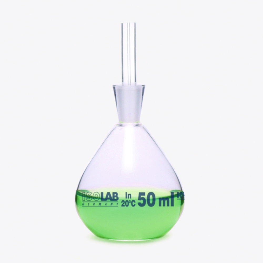 Pycnometers, not calibrated, Borosilicate glass 3.3.