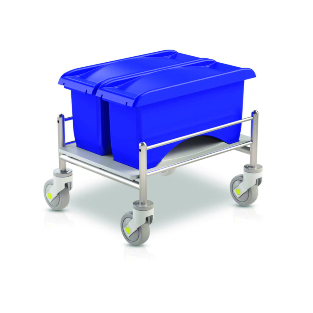 Cleaning trolleys Clino® CR mini EM-CR1, stainless steel